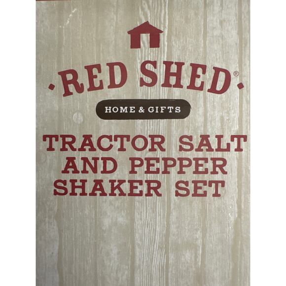 Red Shed Home & Gifts Tractor Salt & Pepper Shakers Set - Picture 2 of 2